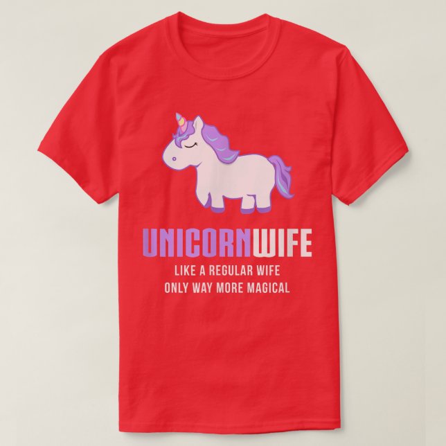 Unicorn-frun, Cute Magic Gift T Shirt (Design framsida)