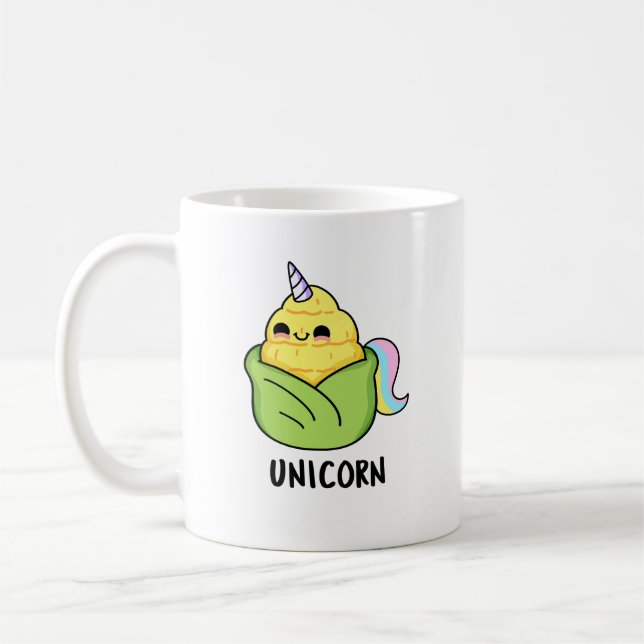 Unicorn Funny Baby Maj Pun Kaffemugg (Vänster)