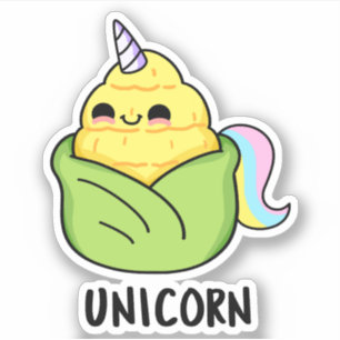 Unicorn Funny Baby Maj Pun Klistermärken
