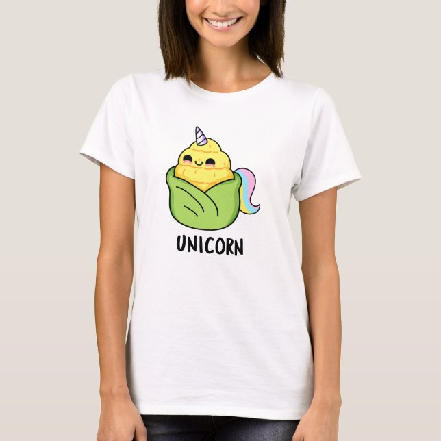 Unicorn Funny Baby Maj Pun T Shirt (Framsida)
