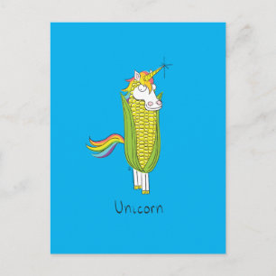 Unicorn Funny Maj Corny vykort