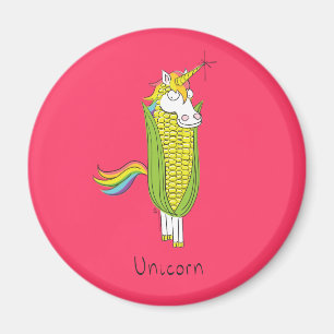 Unicorn Funny Maj Magnet