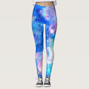 Unicorn Galaxy Night Himlar Skriv ut Leggings