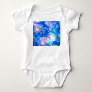 Unicorn Galaxy Night Himlar Skriv ut T Shirt