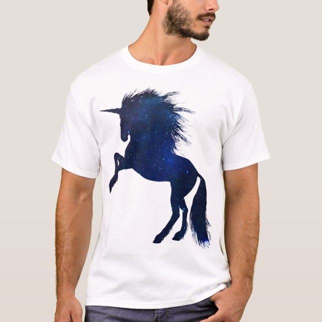Unicorn Galaxy T Shirt (Framsida)