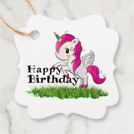 Unicorn Gåvor Etiketter