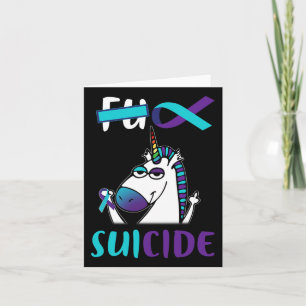 Unicorn-gåvor för förebyggande av självmord - medv kort