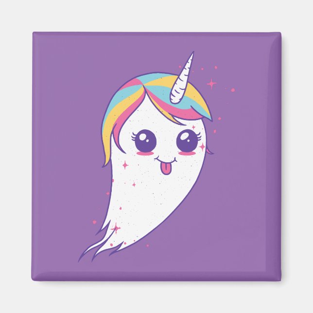 Unicorn Ghost Magnet (Framsidan)