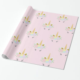 Unicorn Gift Wrapping Papper Presentpapper