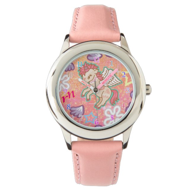Unicorn Girl eWatch Watch Watch Armbandsur (Framsida)