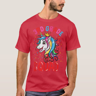 Unicorn Girls Back to school, tredje Klass T Shirt