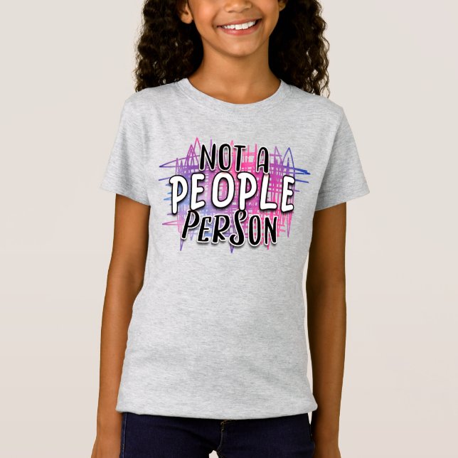 Unicorn Girls Bra Jersey T-Shirt (Framsida)