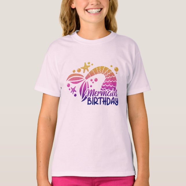 Unicorn Girls T-Shirt (Framsida)