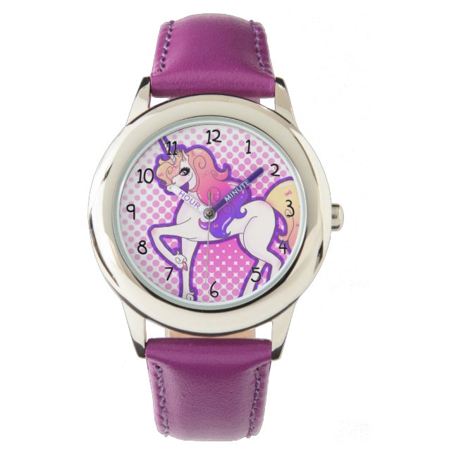 Unicorn Girls Watch Armbandsur (Framsida)