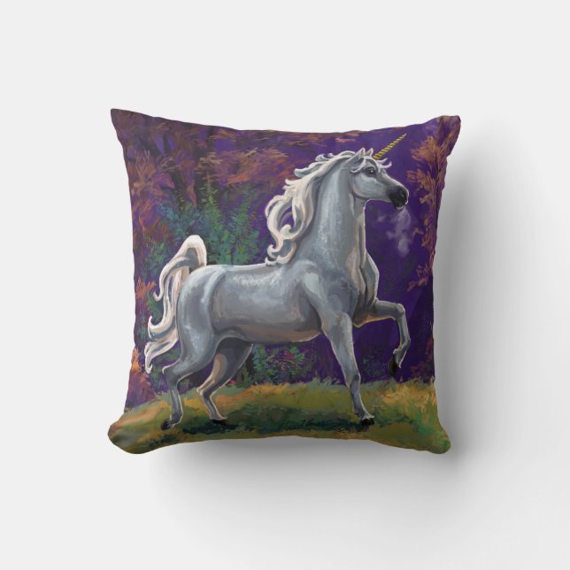 Unicorn Glade Kudde (Framsida)