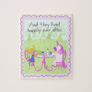 Unicorn glatt alltid efter pussel