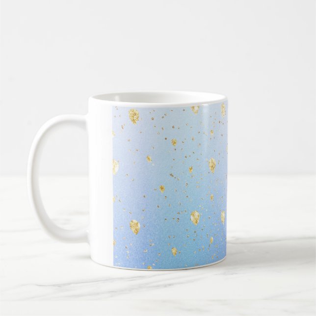 Unicorn glitter kaffemugg (Vänster)