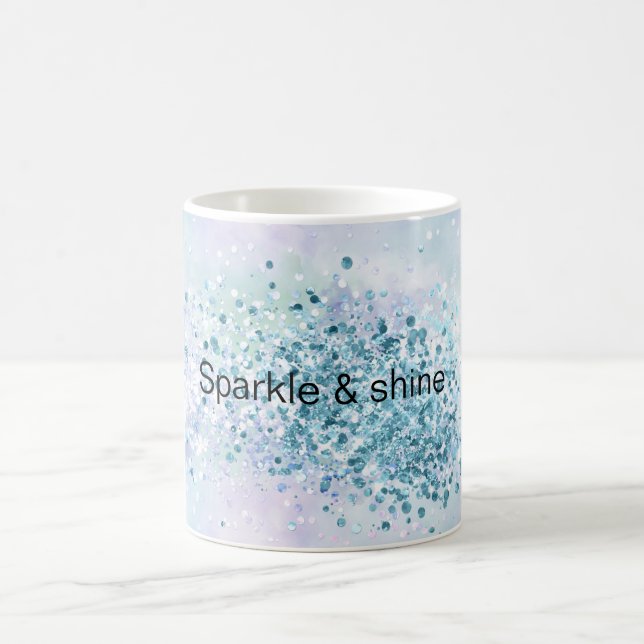 Unicorn Gnistra Aqua Confetti Kaffemugg (Center)