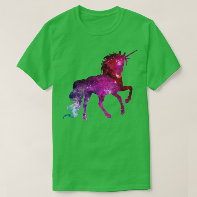 Unicorn Gnistra Space Galaxy (4) T Shirt (Design framsida)