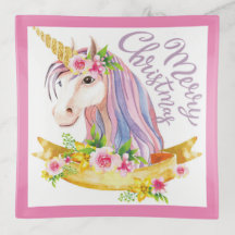 Unicorn God jul Trinket Tray