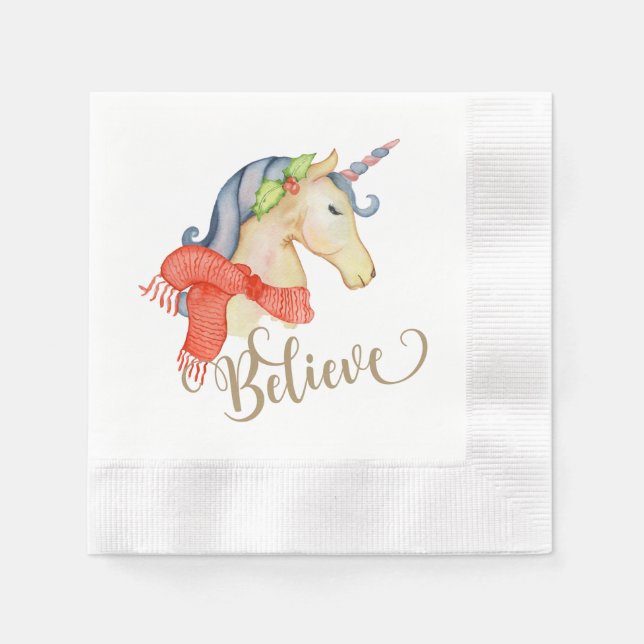 Unicorn God Napkin Pappersservett (Framsidan)