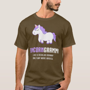 Unicorn Grammy, Lusny Cute Magic Gift 518 T Shirt