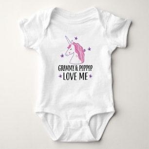 Unicorn Grammy och PopPop Kärlek Me T Shirt