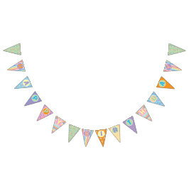 Unicorn Grattis på födelsedagen Banner Vimplar