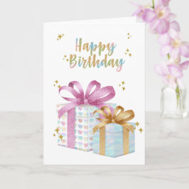 Unicorn Grattis på födelsedagen Kort