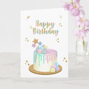 Unicorn Grattis på födelsedagen Kort