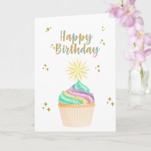Unicorn Grattis på födelsedagen Kort