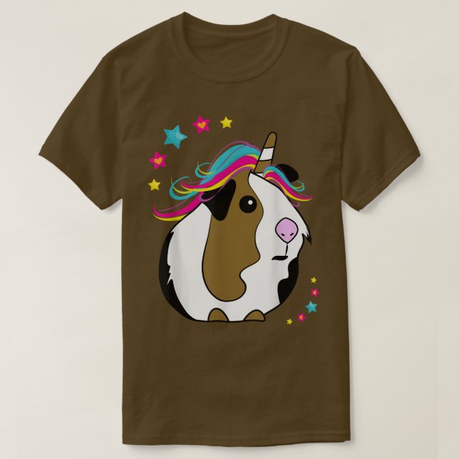 Unicorn guinea grisar t shirt (Design framsida)
