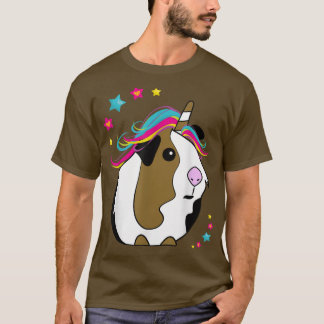 Unicorn guinea grisar t shirt
