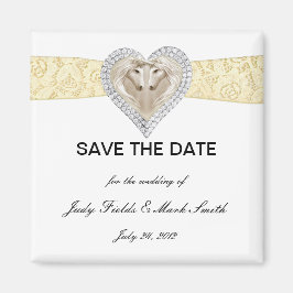 Unicorn Gult Snöre Spara datum magneter