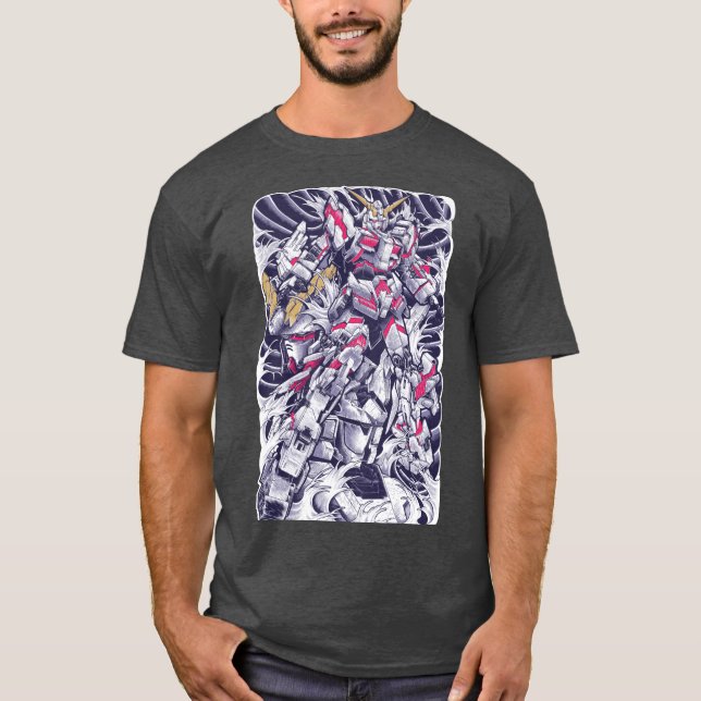 Unicorn Gundam vän T Shirt (Framsida)
