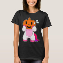Unicorn Halloween Pumpkin T Shirt