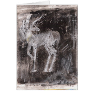 Unicorn Hälsningskort