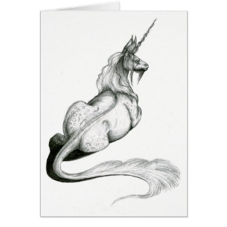 Unicorn Hälsningskort