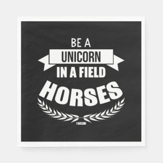 Unicorn-hästmytiska varelser Pony Unicorn Pappersservett