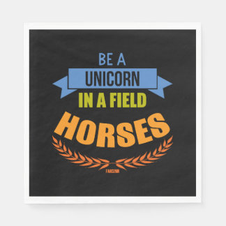 Unicorn-hästmytiska varelser Pony Unicorn Pappersservett