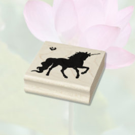 Unicorn & Heart Stämpel