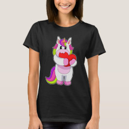 Unicorn Heart T Shirt
