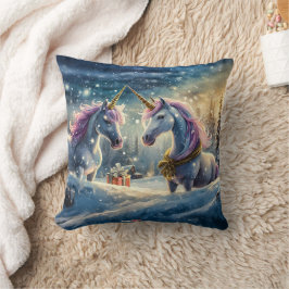 Unicorn Helgdag Design efter Rik AMeN Gill Kudde