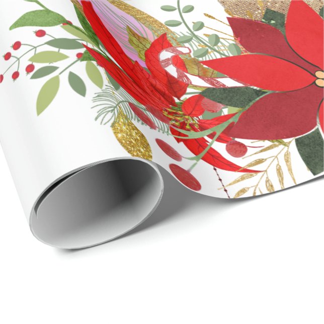 Unicorn-Helgdagar White Unicorn Spark VIP Presentpapper (Rullad Hörn)