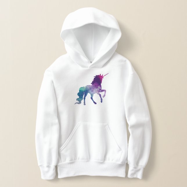 Unicorn Himlar | Cute Magic Kids Bodykostym Tee (Laydown)