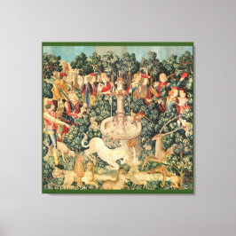 Unicorn hittas canvastryck