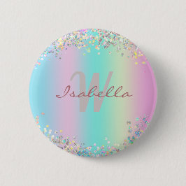Unicorn HoloGraph Glitter Knapp