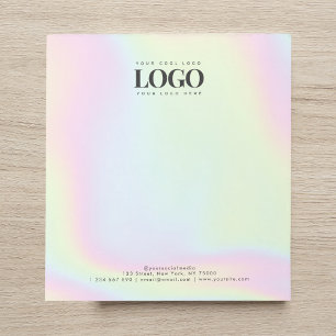 Unicorn HoloGraph Klistra in Anpassningsbarnas Log Anteckningsblock