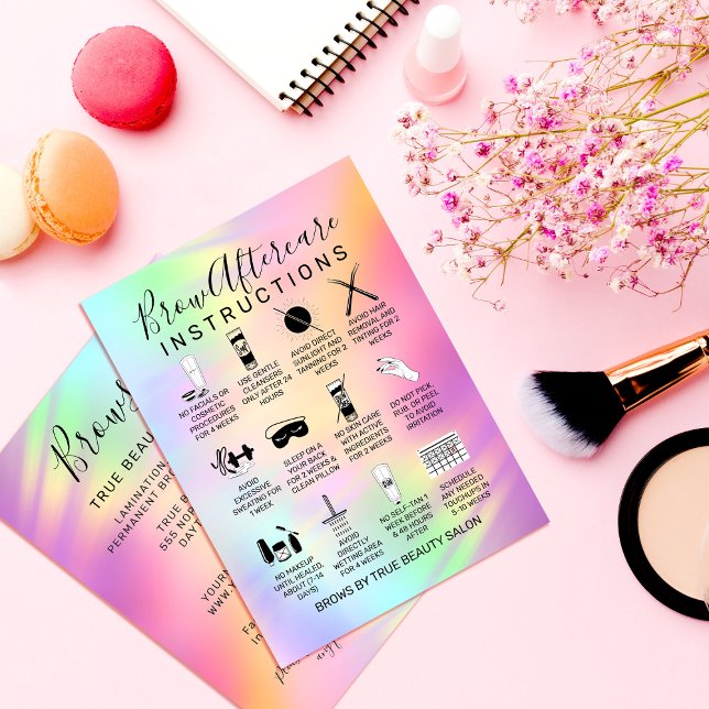Unicorn HoloGrapws Aftercare-ikon Business Visitkort (Skapare uppladdad)
