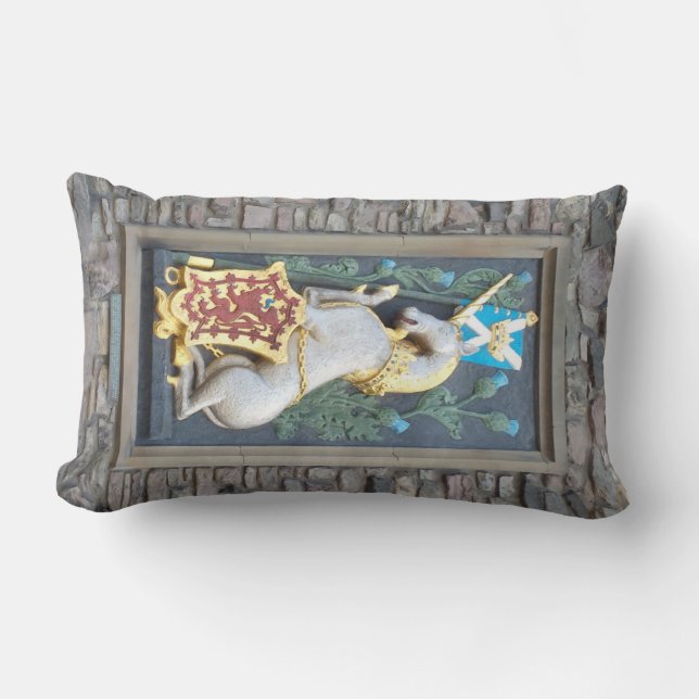 Unicorn, Holyrood Palace Lumbarkudde (Framsida)